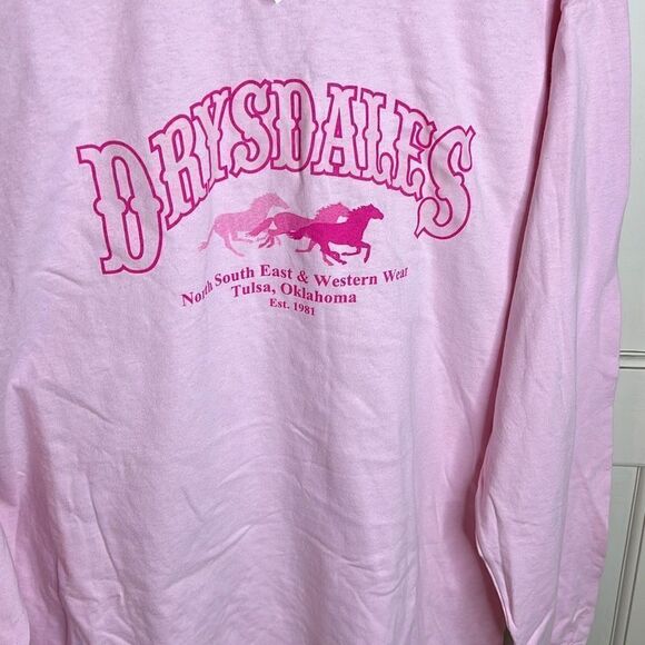 ❤️Gildan Women's Drysdales Pullover Sweatshirt Long Sleeve Pink Size Large NWT - Picture 2 of 5